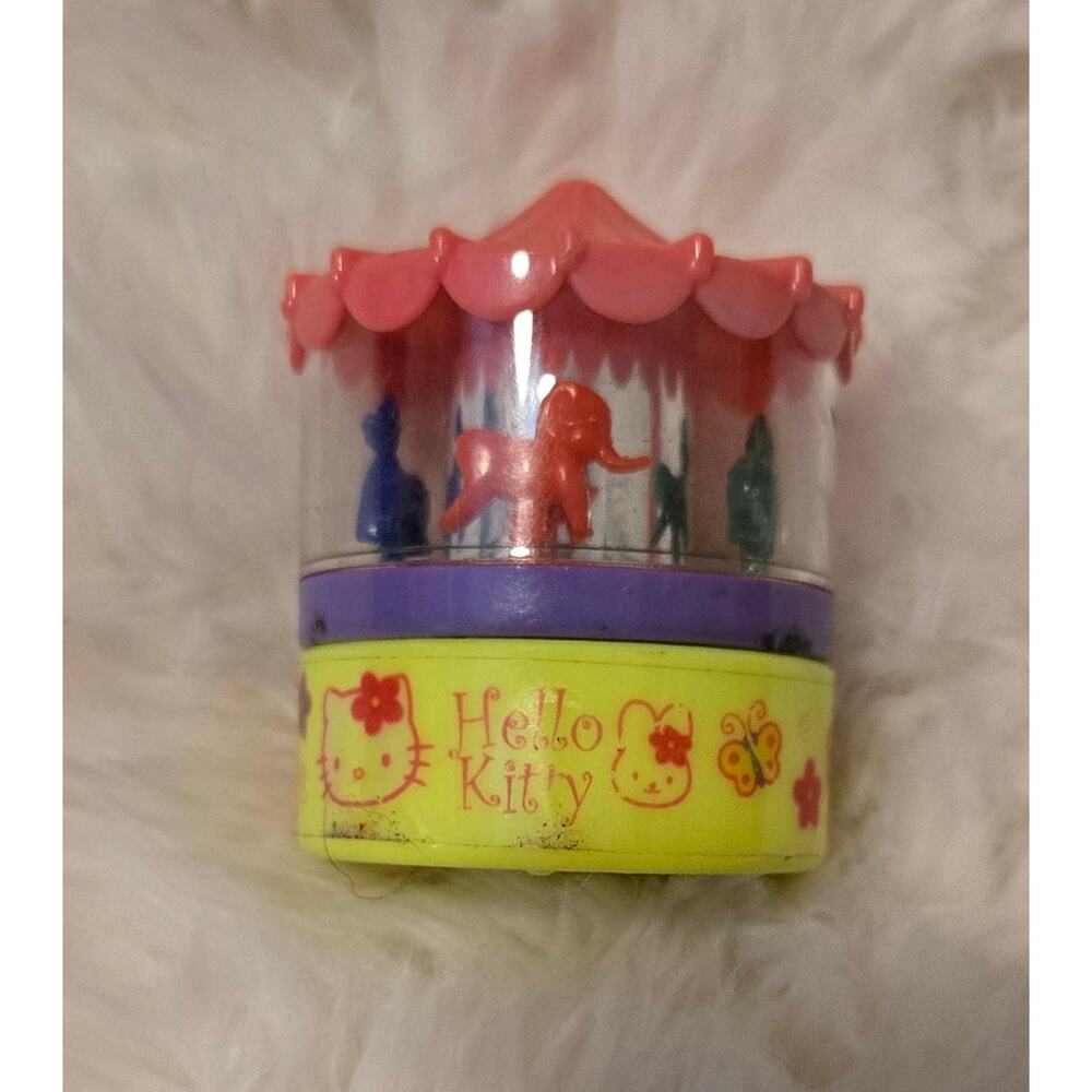 Vintage Y2K Hello Kitty Carousel Pencil Sharpener